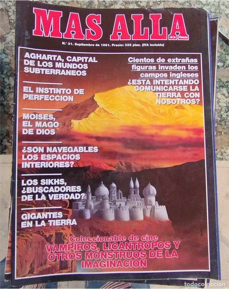 Coleccionismo de revista M&aacute;s All&aacute;: MAS ALLA N.&ordm; 31 1191 AGHARTA CAPITAL MUNDO SUBTERRANEO LOS SIKHS