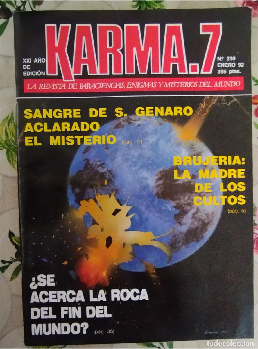 Coleccionismo de revista M&aacute;s All&aacute;: KARMA.7 N.&ordm; 230 ENERO 1992 SANGRE DE S. GENARO BRUJERIA