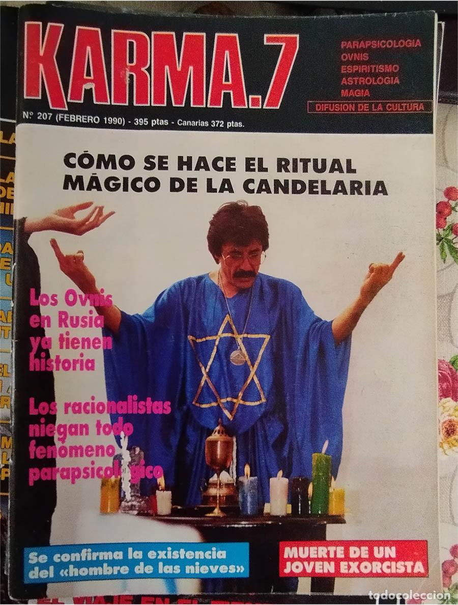 Coleccionismo de revista M&aacute;s All&aacute;: KARMA.7 N.&ordm; 215 OCTUBRE 1990 HABLAR CON VEGETALES OVNI EN NAVARRA RUTAS MAGICAS EN EUSKALERRIA