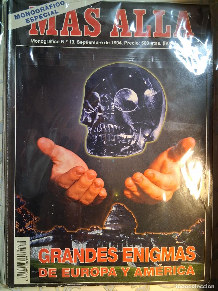 Coleccionismo de revista M&aacute;s All&aacute;: REVISTA MAS ALL&Aacute;, N&Uacute;MERO 10, SEPTIEMBRE DE 1994. ESPECIAL MONOGR&Aacute;FICO GRANDES ENIGMAS DE EUROPA Y AM