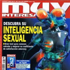Coleccionismo de Revista Muy Interesante: REVISTA MUY INTERESANTE - AGOSTO 2003 - Nº 267 - INTELIGENCIA SEXUAL - CLEOPATRA - CIENCIA Y PLAYA. Lote 45910624
