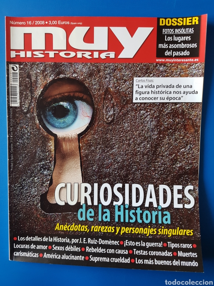 Revista Muy Historia N° 16 2008. Curiosidades D - Comprar Revista Muy ...