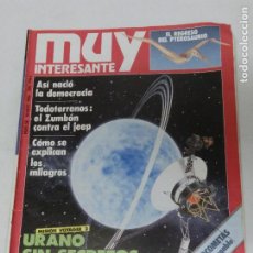 Collectionnisme de Magazine Muy Interesante: REVISTA MUY INTERESANTE Nº 058 - 58 MARZO 1986. Lote 189322271