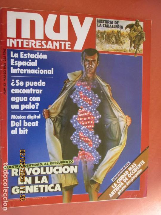 Sammeln von Zeitschriften Muy Interesante: MUY INTERESANTE  N&ordm; 82 MARZO 1988 , REVOLUCION EN LA GENETICA , NUESTRA IDENTIDAD AL DESCUBIERTO