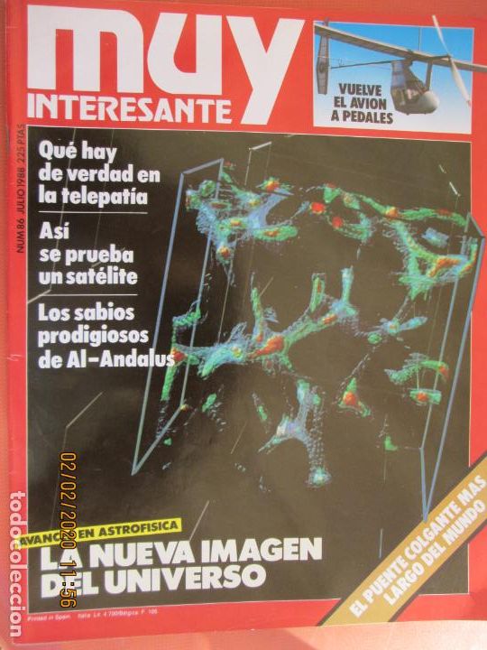 Sammeln von Zeitschriften Muy Interesante: MUY INTERESANTE  N&ordm; 86 JULIO 1988 LA NUEVA IMAGEN DEL UNIVERSO