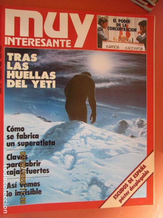 Sammeln von Zeitschriften Muy Interesante: MUY INTERESANTE N&ordm; 57 FEBRERO 1986 - TRAS LAS HUELLAS DEL YETI