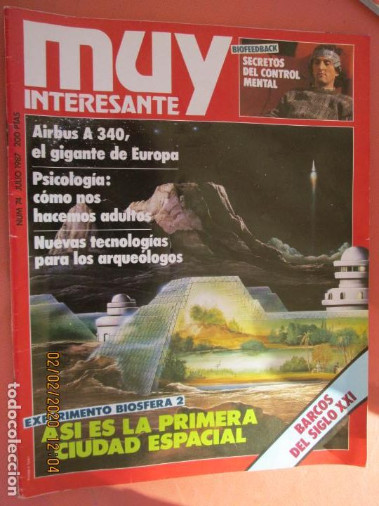 Sammeln von Zeitschriften Muy Interesante: REVISTA MUY INTERESANTE - N&ordm; 74 - JULIO 1987 - AS&Iacute; ES LA PRIMERA CIUDAD ESPACIAL ...