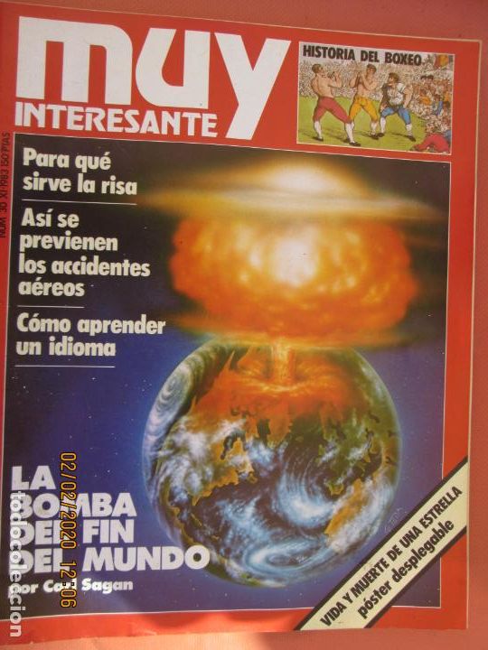 Sammeln von Zeitschriften Muy Interesante: REVISTA MUY INTERESANTE - N&ordm; 30 - NOVIEMBRE 1983 - LA BOMBA DEL FIN DEL MUNDO ......