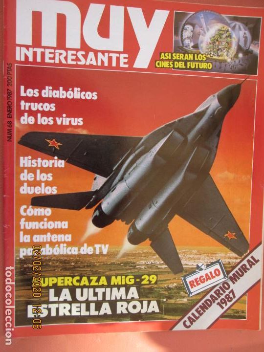 Sammeln von Zeitschriften Muy Interesante: REVISTA MUY INTERESANTE - N&ordm; 68 - ENERO 1987 - LOS DIAB&Oacute;LICOS TRUCOS DE LOS VIRUS ...