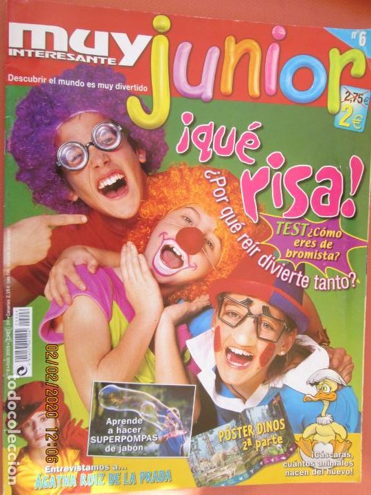 Sammeln von Zeitschriften Muy Interesante: REVISTA MUY INTERESANTE JUNIOR - N&ordm; 6 - ABRIL 2005.