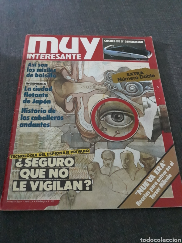 Sammeln von Zeitschriften Muy Interesante: REVISTA MUY INTERESANTE N&deg; 89 &iquest; SEGURO QUE NO LE VIGILAN ? .