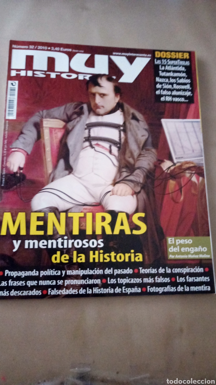 Sammeln von Zeitschriften Muy Interesante: REVISTA MUY HISTORIA N&deg; 32 A&Ntilde;O 2010 MENTIRAS Y MENTIROSOS DE LA HISTORIA c14