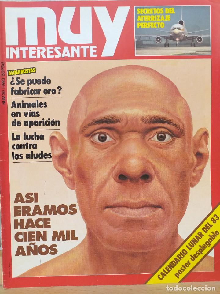 Sammeln von Zeitschriften Muy Interesante: N&ordm; 20 / ENERO 1983 / ALQUIMISTAS: &iquest;SE PUEDE FABRICAR ORO? / ANIMALES EN V&Iacute;AS DE APARICI&Oacute;N / LA LUCHA