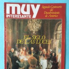 Coleccionismo de Revista Muy Interesante: MUY INTERESANTE Nº 101 - NÚMERO ESPECIAL DEL SIGLO DE LAS LUCES. Lote 214345321