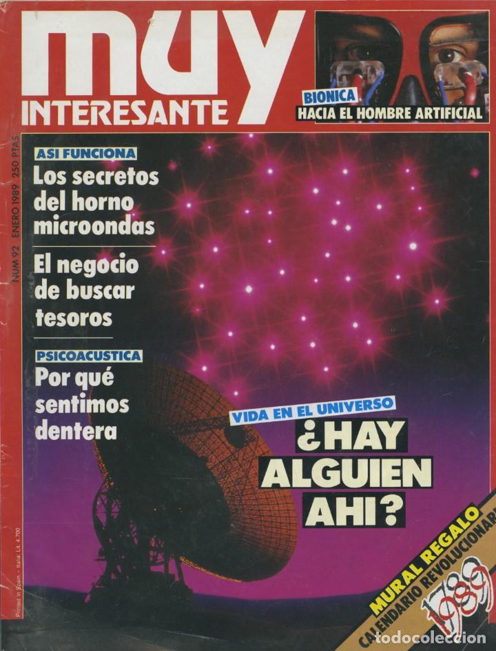 Sammeln von Zeitschriften Muy Interesante: Revista Muy interesante. N&ordm; 92 enero de 1989. Pp. 74