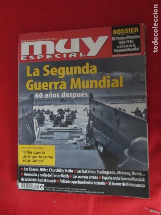 MUY ESPECIAL Nº 68 LA SEGUNDA GUERRA MUNDIAL (Coleccionismo - Revistas y Periódicos Modernos (a partir de 1.940) - Revista Muy Interesante)