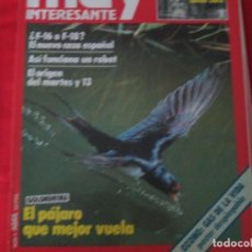 Collectionnisme de Magazine Muy Interesante: Nº 11 EL PAJARO QUE MEJOR VUELA. Lote 277209238