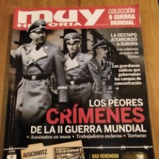 Collectionnisme de Magazine Muy Interesante: MUY HISTORIA - LOS PEORES CRIMENES DE LA SEGUNDA GUERRA MUNDIAL. Lote 321590498