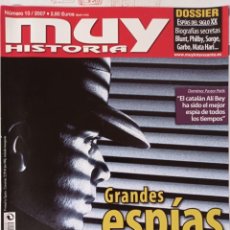 Coleccionismo de Revista Muy Interesante: MUY HISTORIA Nº 10 GRANDES ESPÍAS. EL CATALÁN ALÍ BEY. ESPIONAJE INDUSTRIAL. Lote 326376313