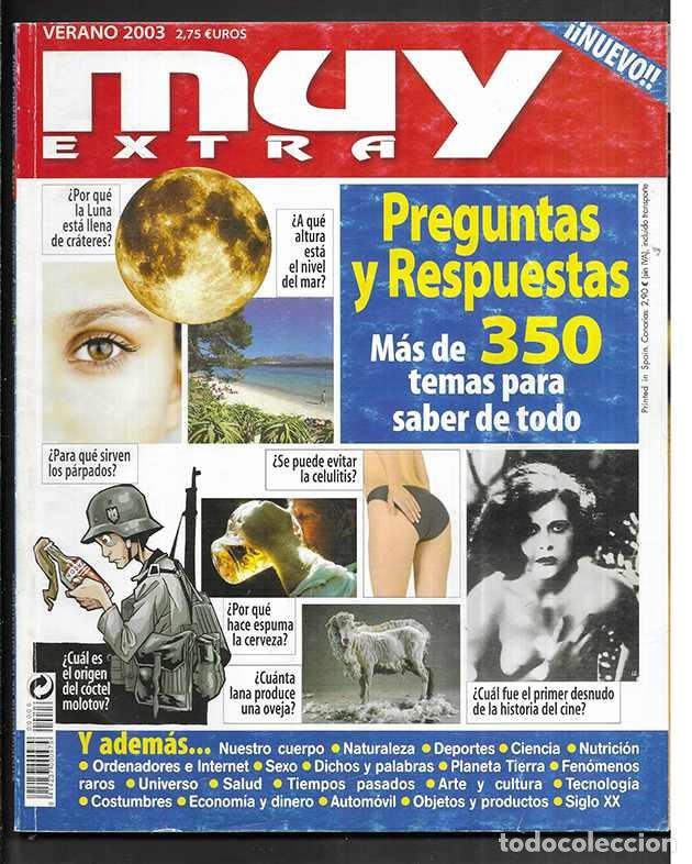 Coleccionismo de Revista Muy Interesante: Muy Extra Verano 2003 Preguntas y Respuestas