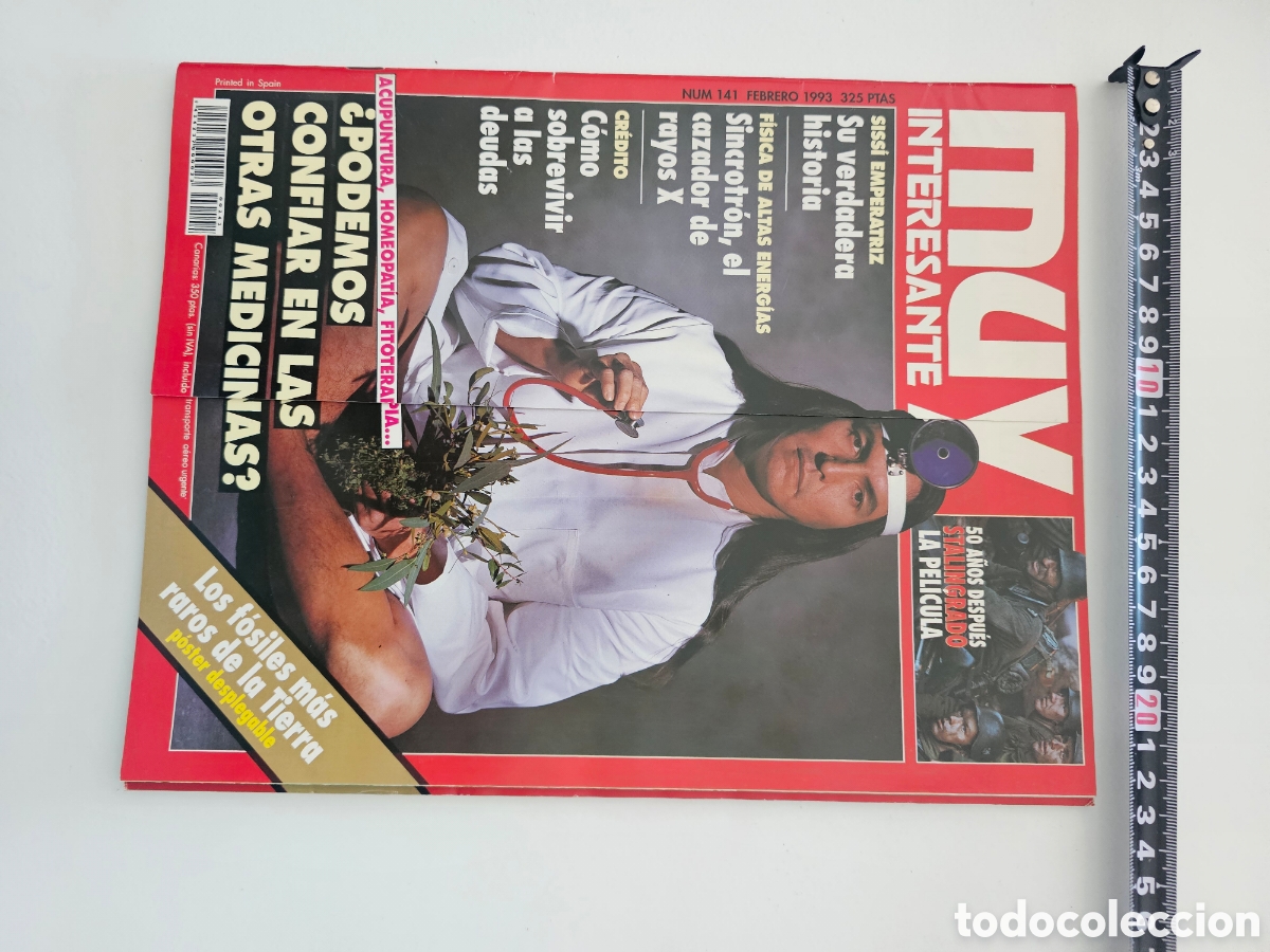 Coleccionismo de Revista Muy Interesante: Revista Muy Interesante N&ordm; 141 - Febrero 1993 Medicina alternativa, sincrotron, Siss&iacute;, cr&eacute;dito