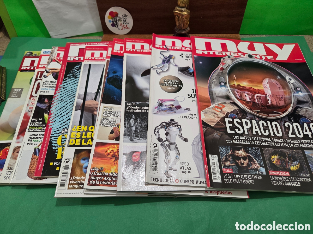 Coleccionismo de Revista Muy Interesante: LOTE DE 10 REVISTAS...&rdquo;&rdquo;MUY INTERESANTE&rdquo;&rdquo;.....