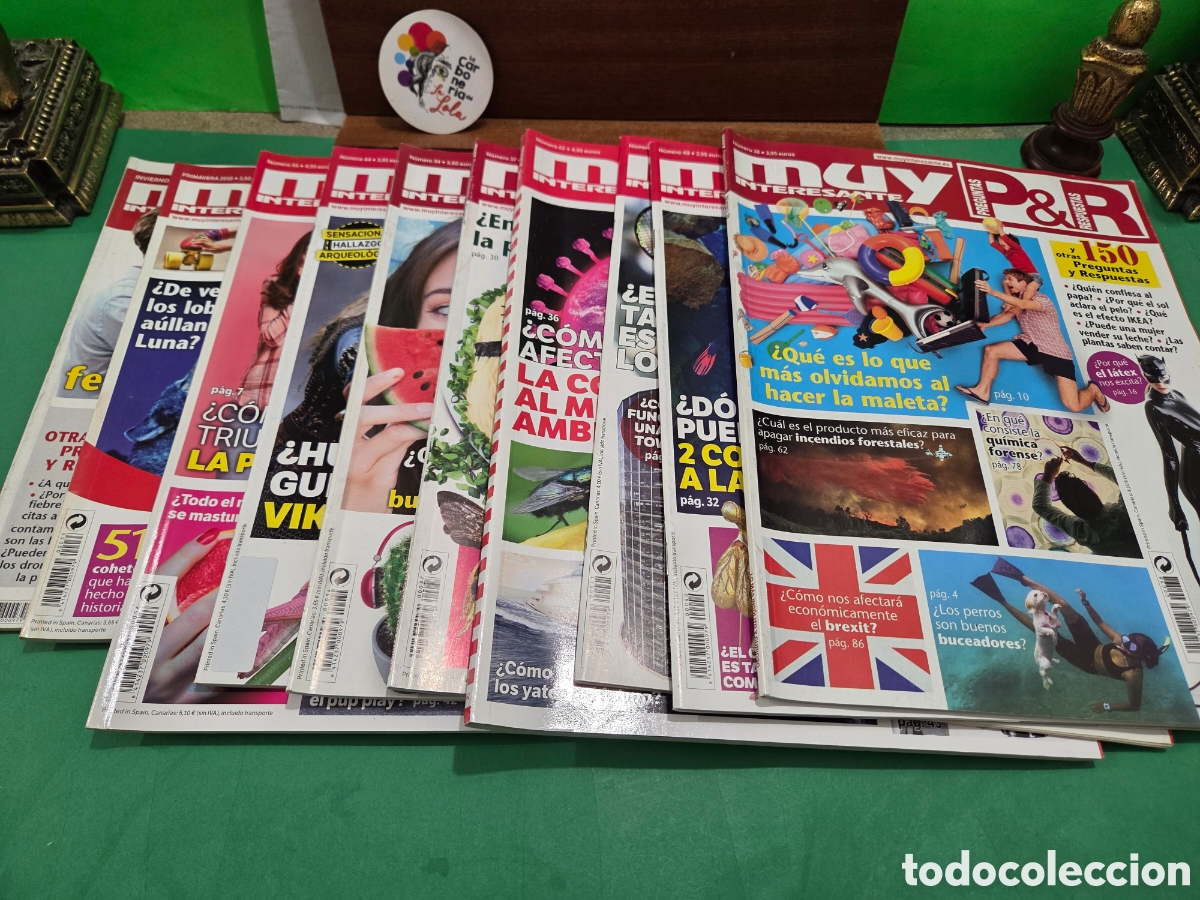 Coleccionismo de Revista Muy Interesante: LOTE DE 10 REVISTAS...&rdquo;&rdquo;MUY INTERESANTE P&R&rdquo;&rdquo;...