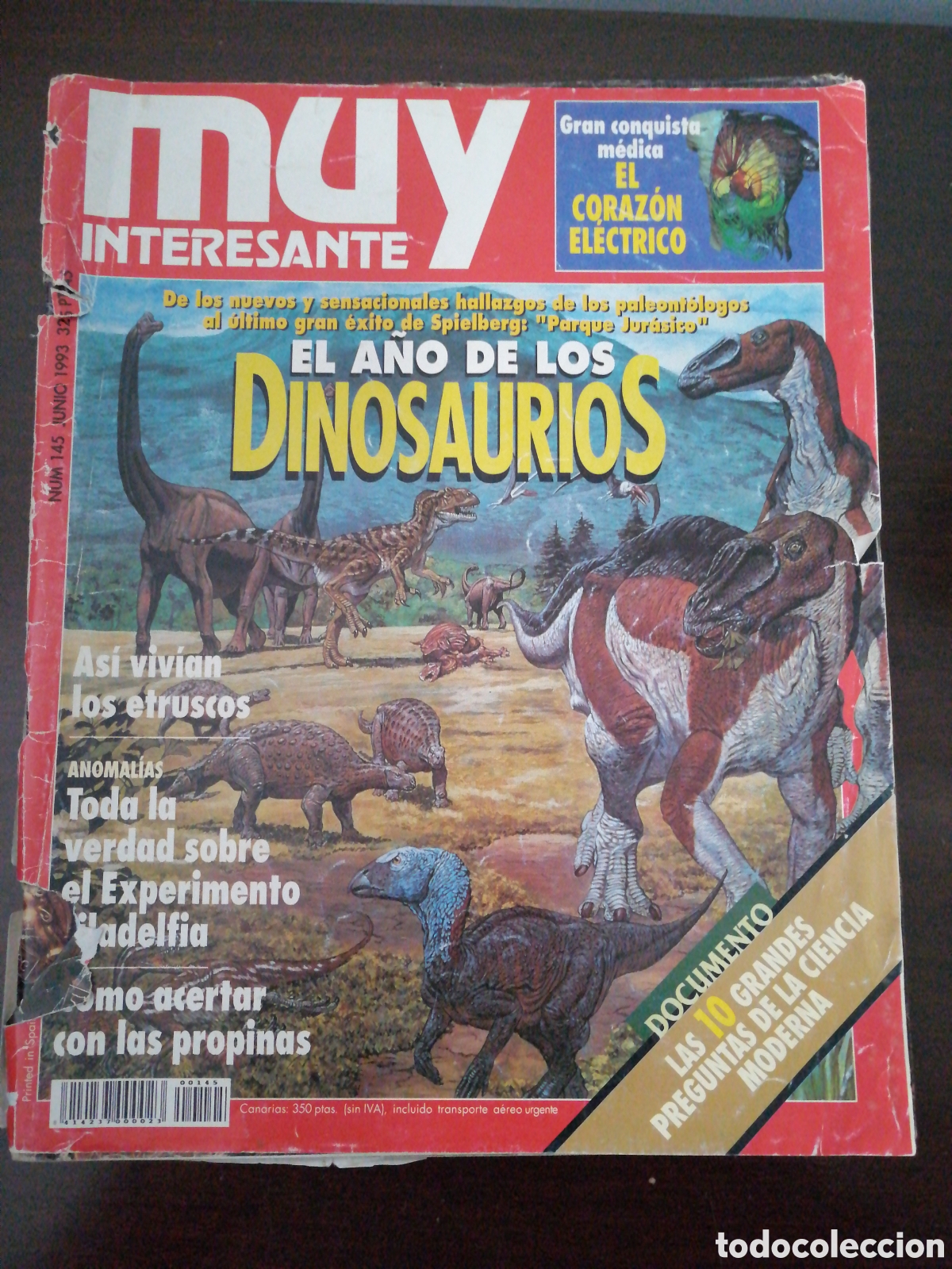 Coleccionismo de Revista Muy Interesante: Muy interesante 145 junio 1993