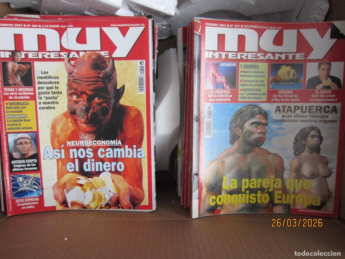 Coleccionismo de Revista Muy Interesante: LOTE DE 60 REVISTAS DE MUY INTERESANTE DE ENTRE LOS A&Ntilde;OS 2000 A 2008