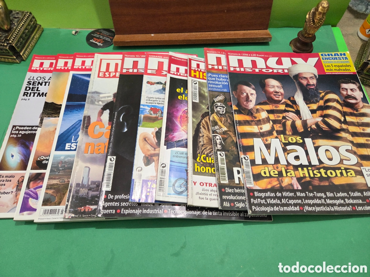 Coleccionismo de Revista Muy Interesante: LOTE DE 10 REVISTAS...&rdquo;&rdquo;MUY INTERESANTE&rdquo;&rdquo;.....