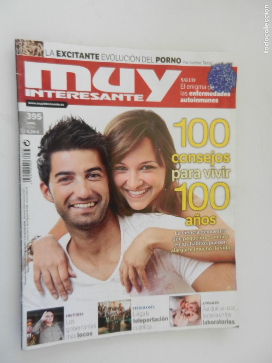 Coleccionismo de Revista Muy Interesante: MUY INTERESANTE - REVISTA N&ordm; 395 - ABRIL 2014 - 100 CONSEJOS PARA VIVIR 100 A&Ntilde;OS ...