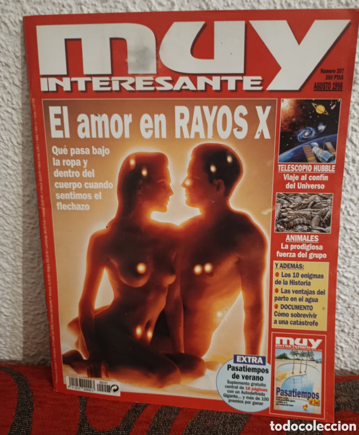 Coleccionismo de Revista Muy Interesante: Revista Muy Interesante N&ordm; 207 (Agosto 1998) con suplemento