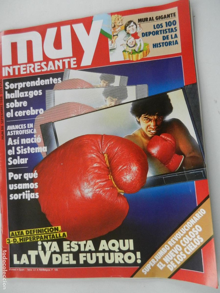 Coleccionismo de Revista Muy Interesante: MUY INTERESANTE REVISTA N&ordm; 88 - SEPTIEMBRE 1988 - SORPRENDENTES HALLAZGOS SOBRE EL CEREBRO