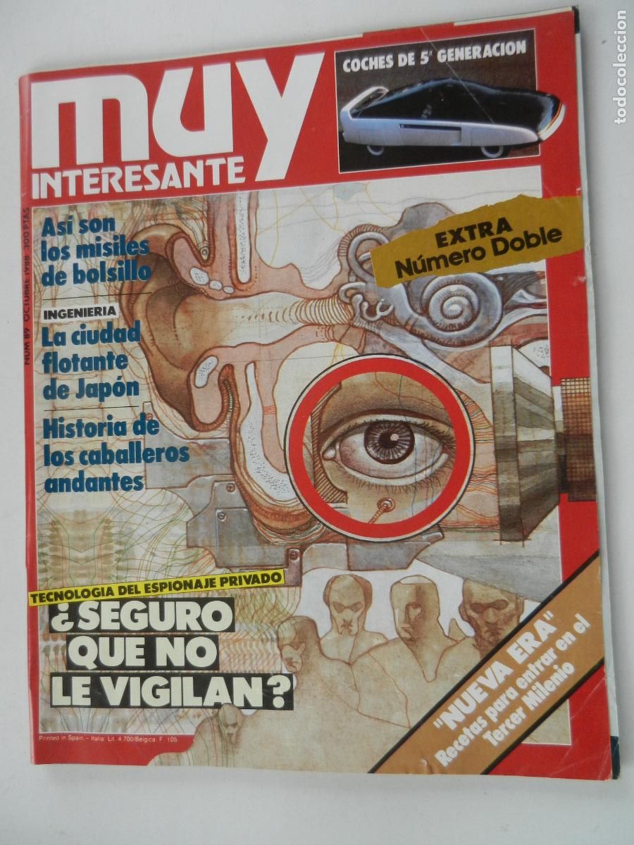 Sammeln von Zeitschriften Muy Interesante: MUY INTERESANTE REVISTA N&ordm; 89 - OCTUBRE 1988 - EXTRA N&ordm; DOBLE - MISILES DE BOLSILLO