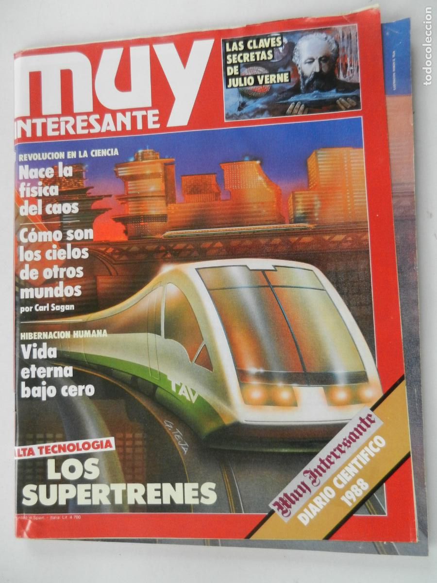 Sammeln von Zeitschriften Muy Interesante: MUY INTERESANTE REVISTA N&ordm; 91 - DICIEMBRE 1988 -NACE LA FISICA DEL CAOS