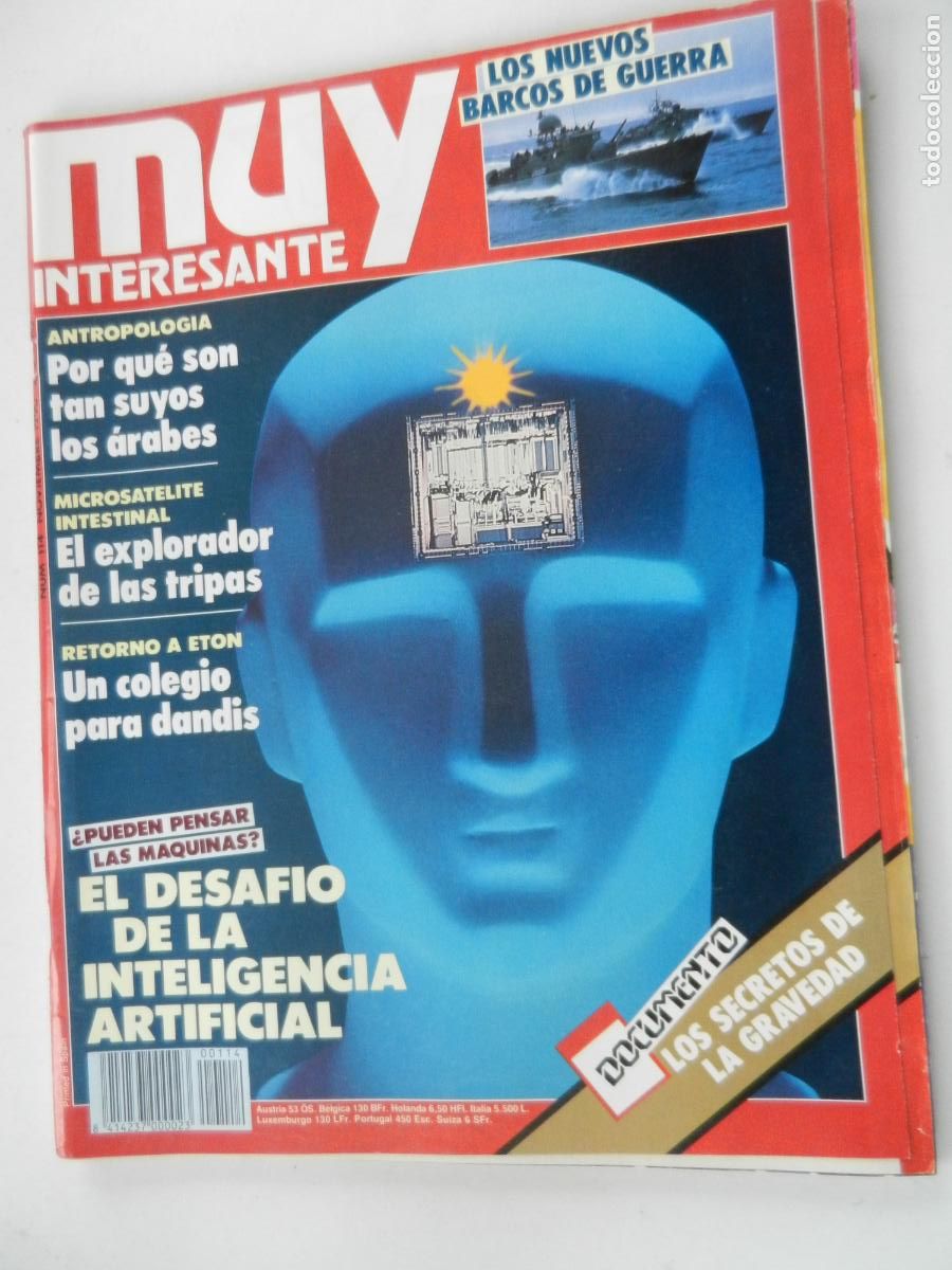 Sammeln von Zeitschriften Muy Interesante: MUY INTERESANTE REVISTA N&ordm; 114 - 11-1990- EL DESAFIO DE LA INTELIGENCIA ARTIFICIAL