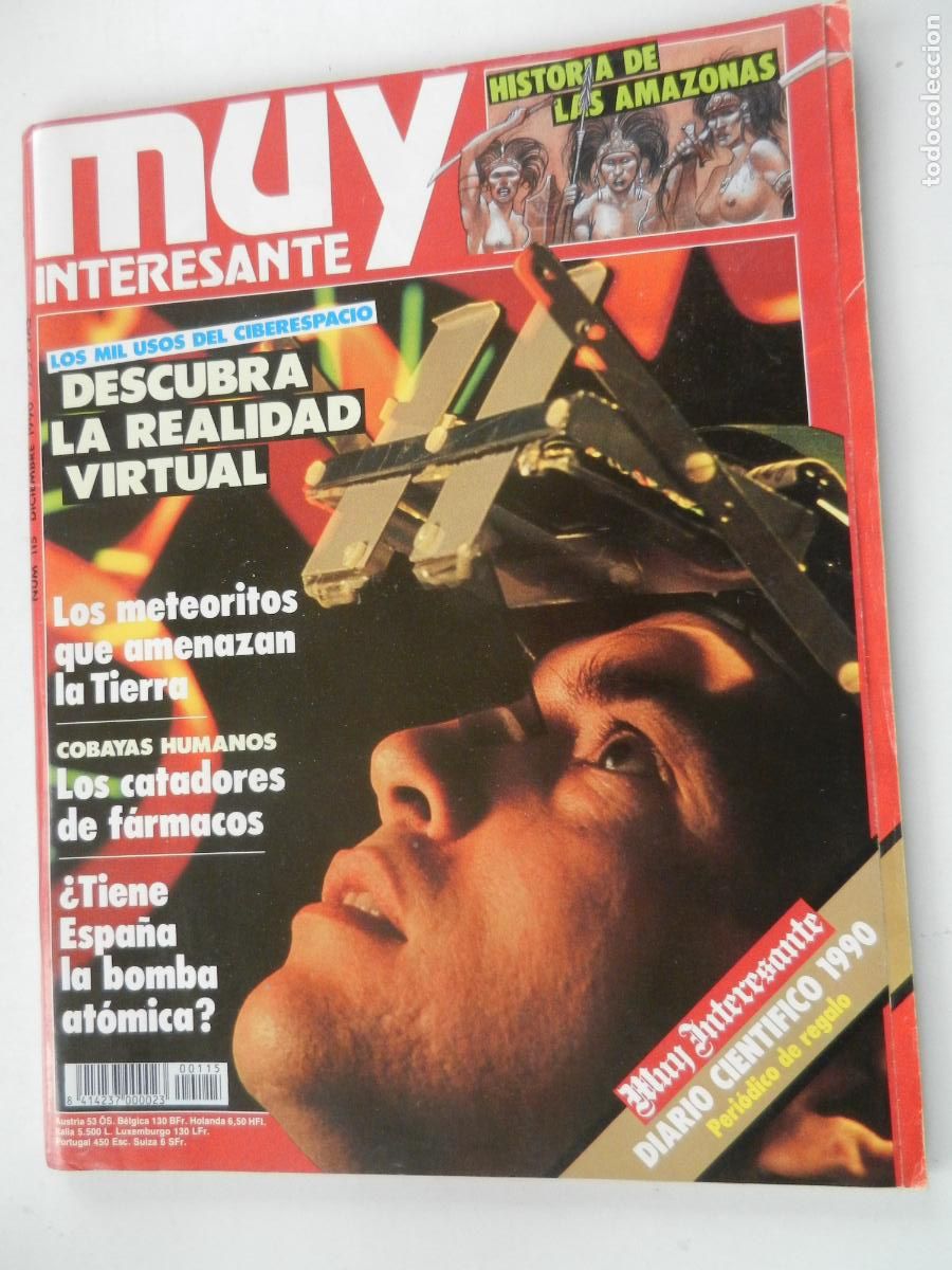 Sammeln von Zeitschriften Muy Interesante: MUY INTERESANTE REVISTA N&ordm; 115 - 12-1990- DESCRUBRA LA REALIDAD VIRTUAL