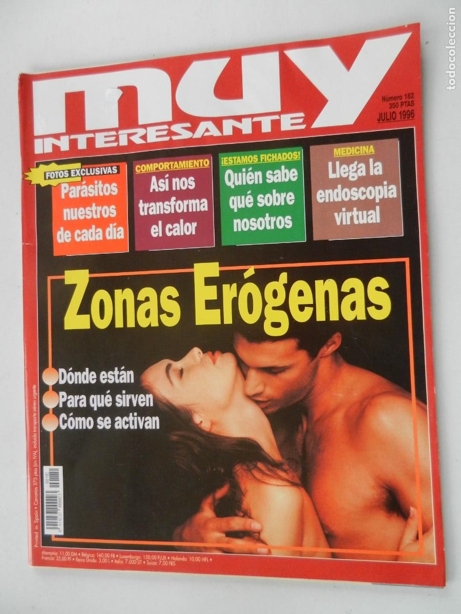 Coleccionismo de Revista Muy Interesante: MUY INTERESANTE REVISTA N&ordm; 182 - 07-1996- ZONAS EROGENAS
