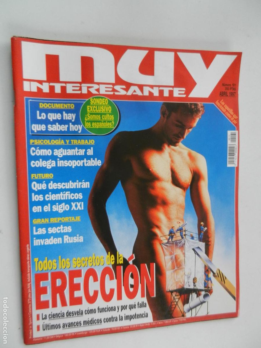 Coleccionismo de Revista Muy Interesante: MUY INTERESANTE REVISTA N&ordm; 191 - 04-1997- TODOS LOS SECRETOS DE LA ERECCION