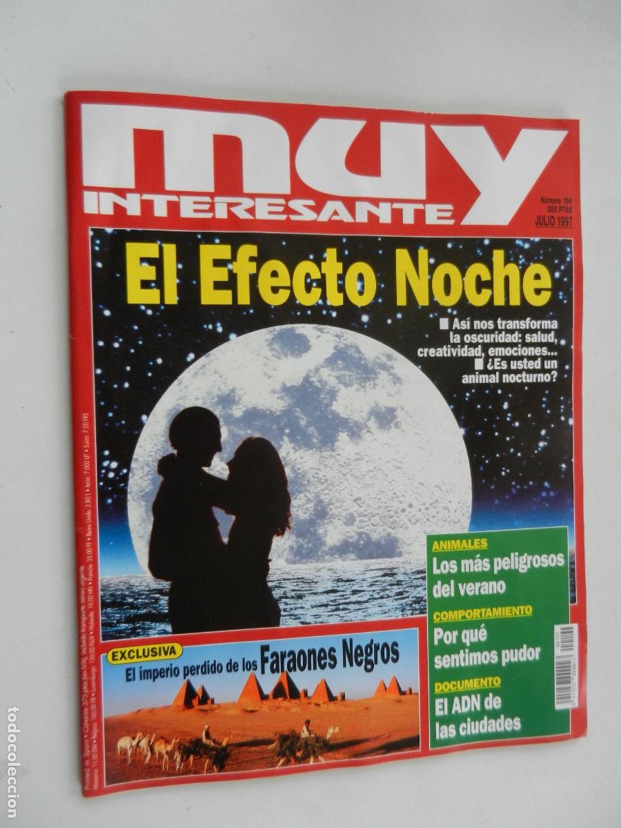 Coleccionismo de Revista Muy Interesante: MUY INTERESANTE REVISTA N&ordm; 194 - JULIO 1997 - EL EFECTO NOCHE