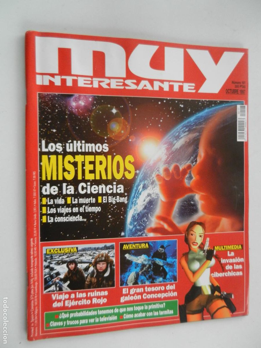 Coleccionismo de Revista Muy Interesante: MUY INTERESANTE REVISTA N&ordm; 197 - OCTUBRE 1997 -LOS ULTIMOS MISTERIOS DE LA CIENCIA