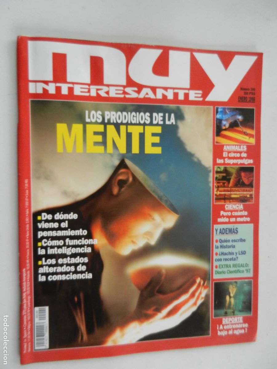 Coleccionismo de Revista Muy Interesante: MUY INTERESANTE REVISTA N&ordm; 200 - ENERO 1998 -LOS PRODIGIOS DE LA MENTE