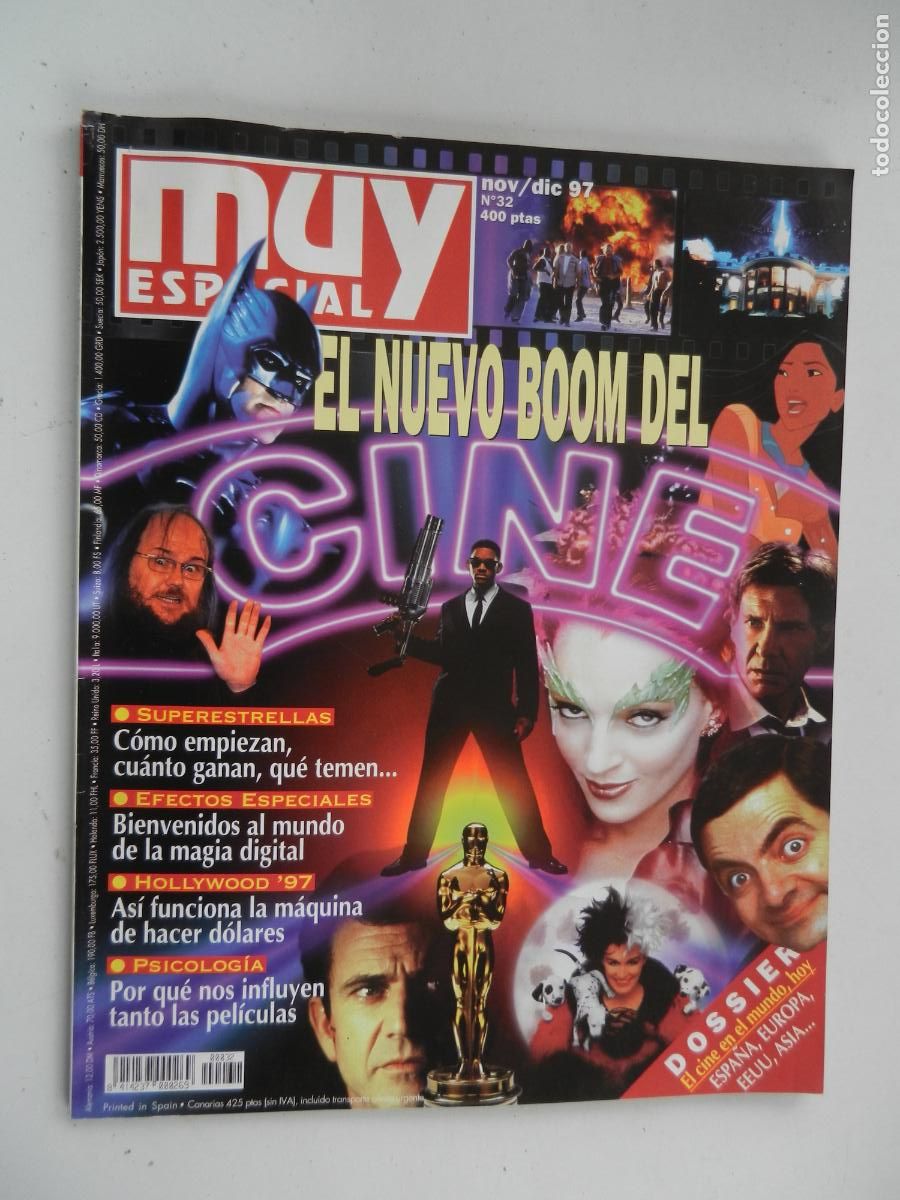 Coleccionismo de Revista Muy Interesante: MUY INTERESANTE REVISTA N&ordm; 32 - 11-12-1997 - EL NUEVO BOOM DEL CINE