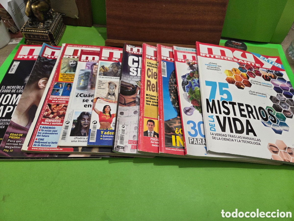 Coleccionismo de Revista Muy Interesante: LOTE DE 10 REVISTAS &rdquo;&rdquo;MUY INTERESANTE&rdquo;&rdquo;....DIFERENTES A&Ntilde;OS...