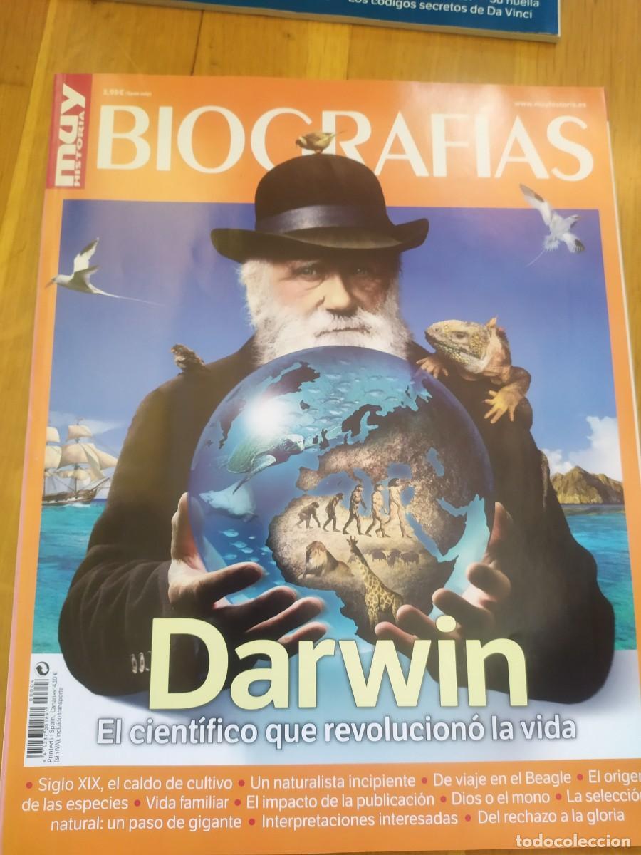 Coleccionismo de Revista Muy Interesante: MUY HIST&Oacute;RIA. BIOGRAFIAS. DARWIN.