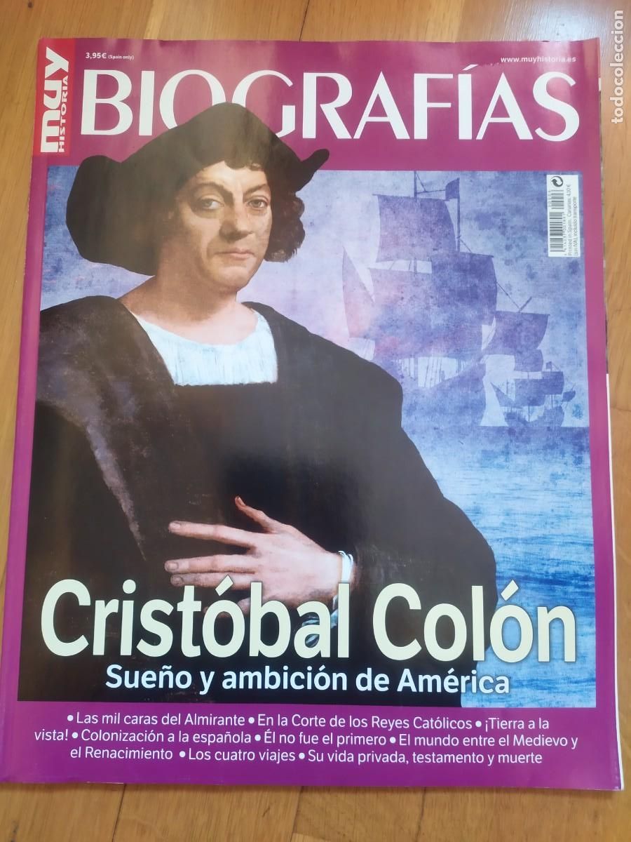 Coleccionismo de Revista Muy Interesante: MUY HIST&Oacute;RIA. BIOGRAFIAS. CRISTOBAL COL&Oacute;N. PERFECTA.