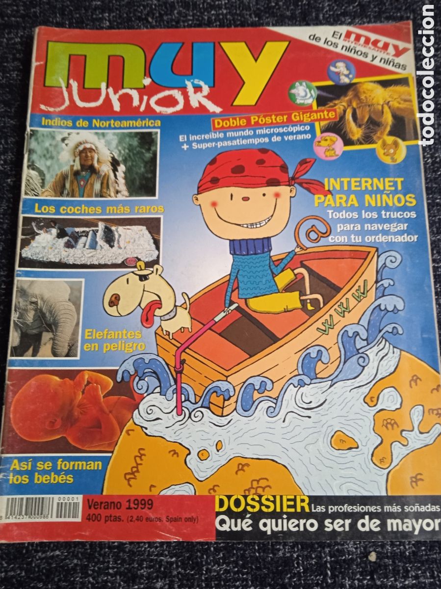 Coleccionismo de Revista Muy Interesante: REVISTA - MUY JUNIOR VERANO 1999 -CON SUPLEMENTO CENTRAL -REVISTA INFANTIL