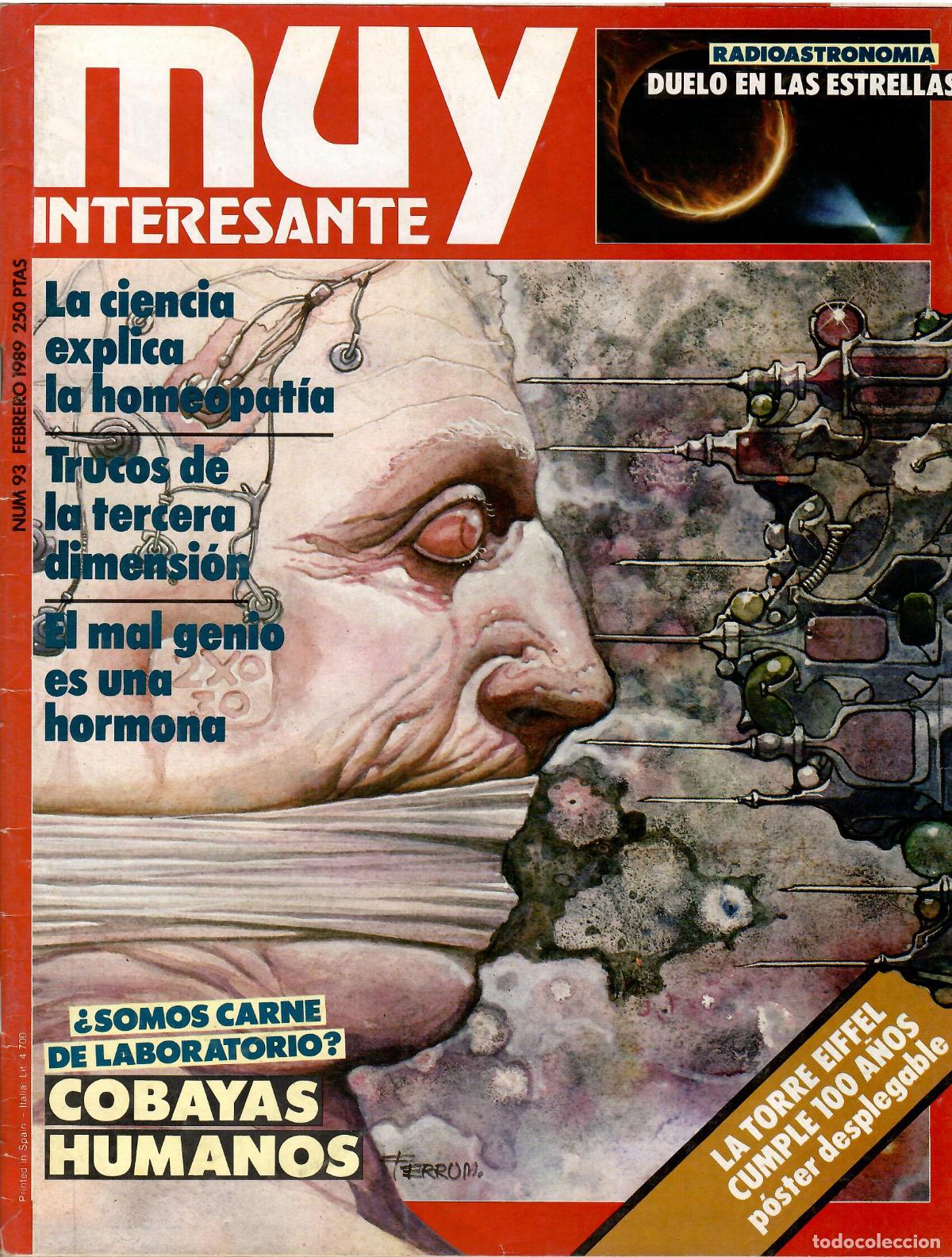 Coleccionismo de Revista Muy Interesante: Revista Muy Interesante, n&ordm; 93 - Febrero 1989