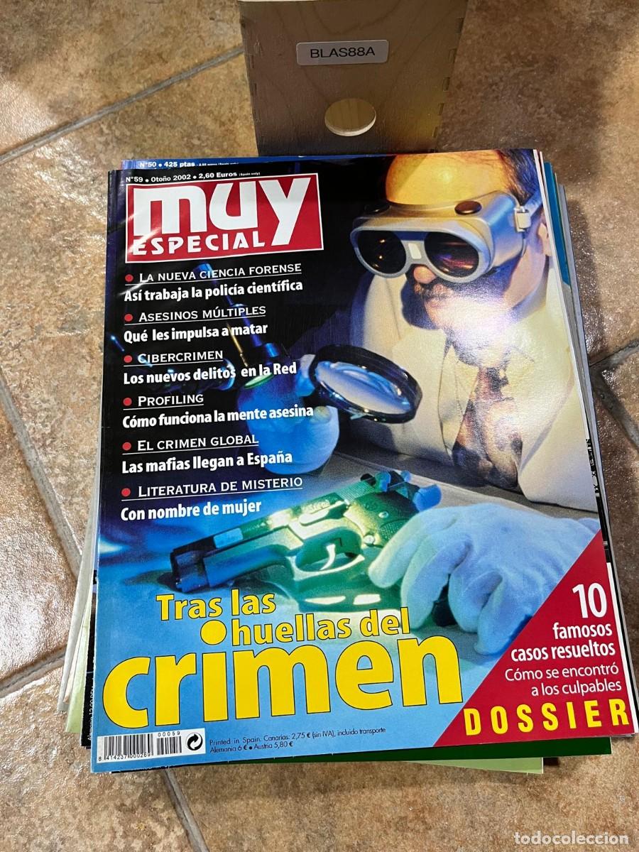 Coleccionismo de Revista Muy Interesante: BLAS88A &ndash; MUY Especial n&ordm; 59 (oto&ntilde;o 2002), Tras las huellas del crimen (INTERESANTE)