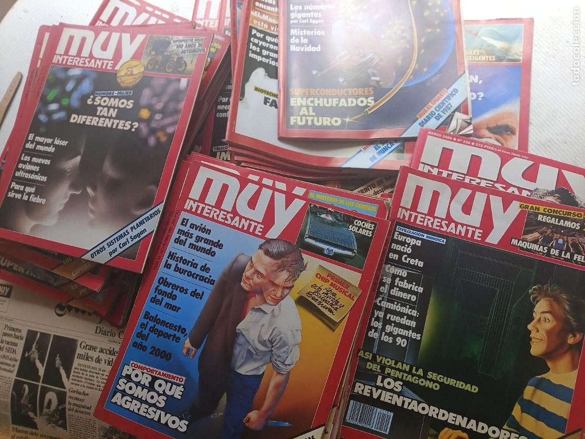 Coleccionismo de revista Muy Interesante: 80 revistas Muy Interesante